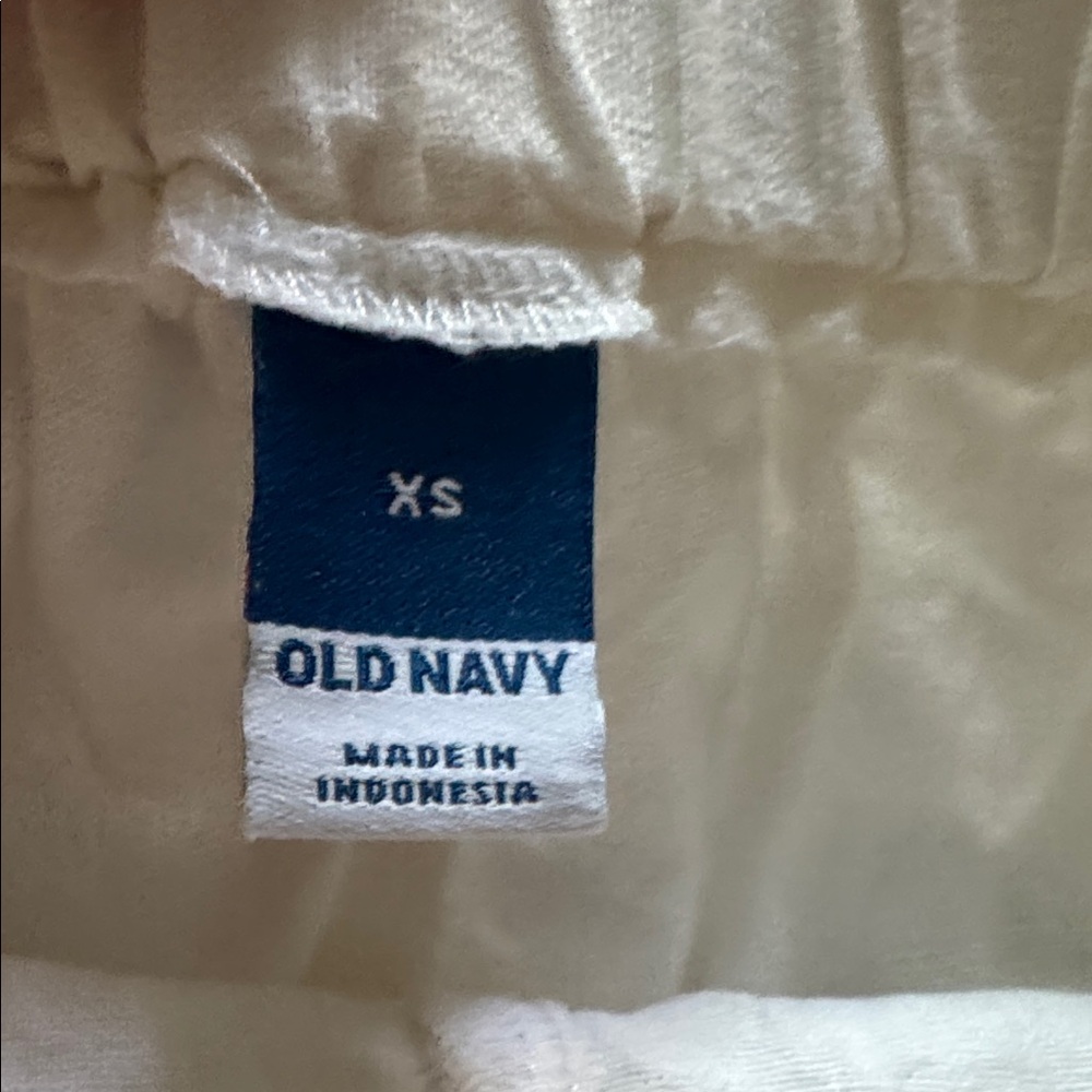 Old Navy White Wrap linen blend Skort - great condition - Picture 4 of 4